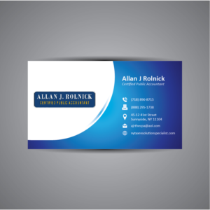 Business Card Design by Creative Pixel Boxes for Allan J Rolnick, CPA | Design: #9262365