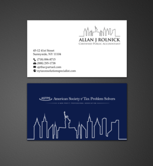 Business Card Design by chandrayaan.creative for Allan J Rolnick, CPA | Design: #9268762
