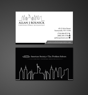 Business Card Design by chandrayaan.creative for Allan J Rolnick, CPA | Design: #9268771