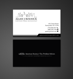 Business Card Design by chandrayaan.creative for Allan J Rolnick, CPA | Design: #9268772