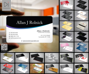 Business Card Design by Design Inc for Allan J Rolnick, CPA | Design: #9307456
