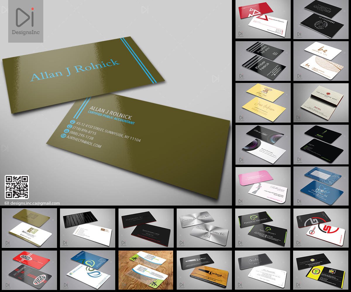 Business Card Design by Design Inc for Allan J Rolnick, CPA | Design #9307469