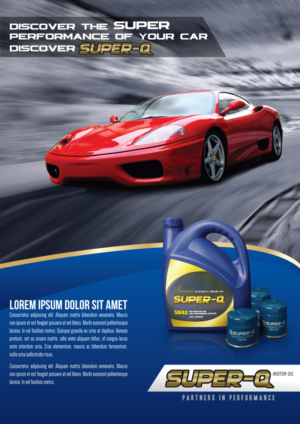 Motor Vehicle Engine Oil Business Needs a Advertisement Design!! | Werbe-Design von JCR