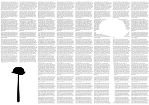 A Clockwork Orange - Silhouette / Text based Poster! | Diseño de Póster por Amduat Design
