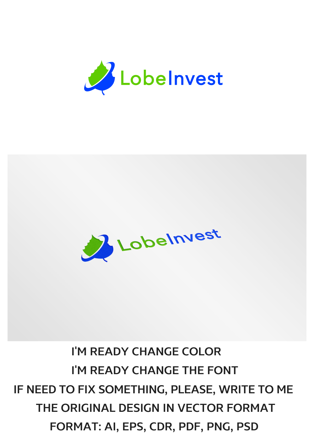 Diseño de Logo por artsterdam para Lobe Invest ApS | Diseño #9263151