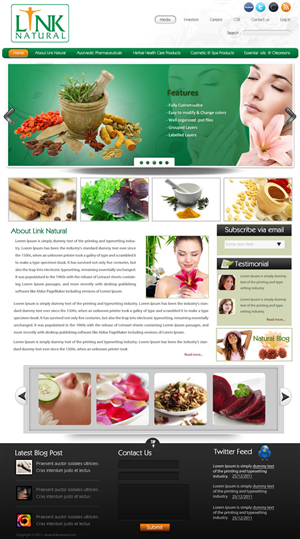 Wordpress Design by pb for Exigosoft | Design: #421377