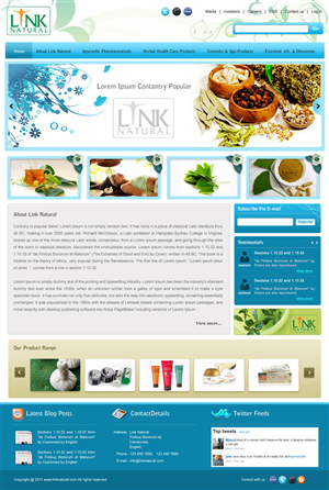 Wordpress Design by pb for Exigosoft | Design: #421485