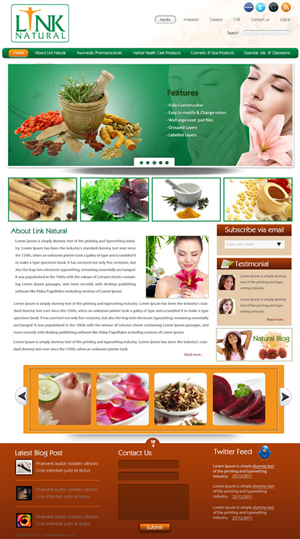 Wordpress Design by pb for Exigosoft | Design: #421487