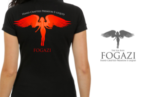 Fogazi , Hand Crafted Premium E-liquid , The Fog Boss | Logo Design by Roger B.