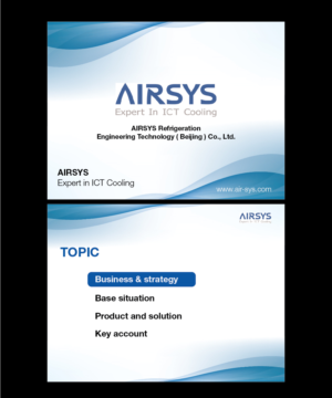 PowerPoint Design by joliau for Airsys | Design: #9292306