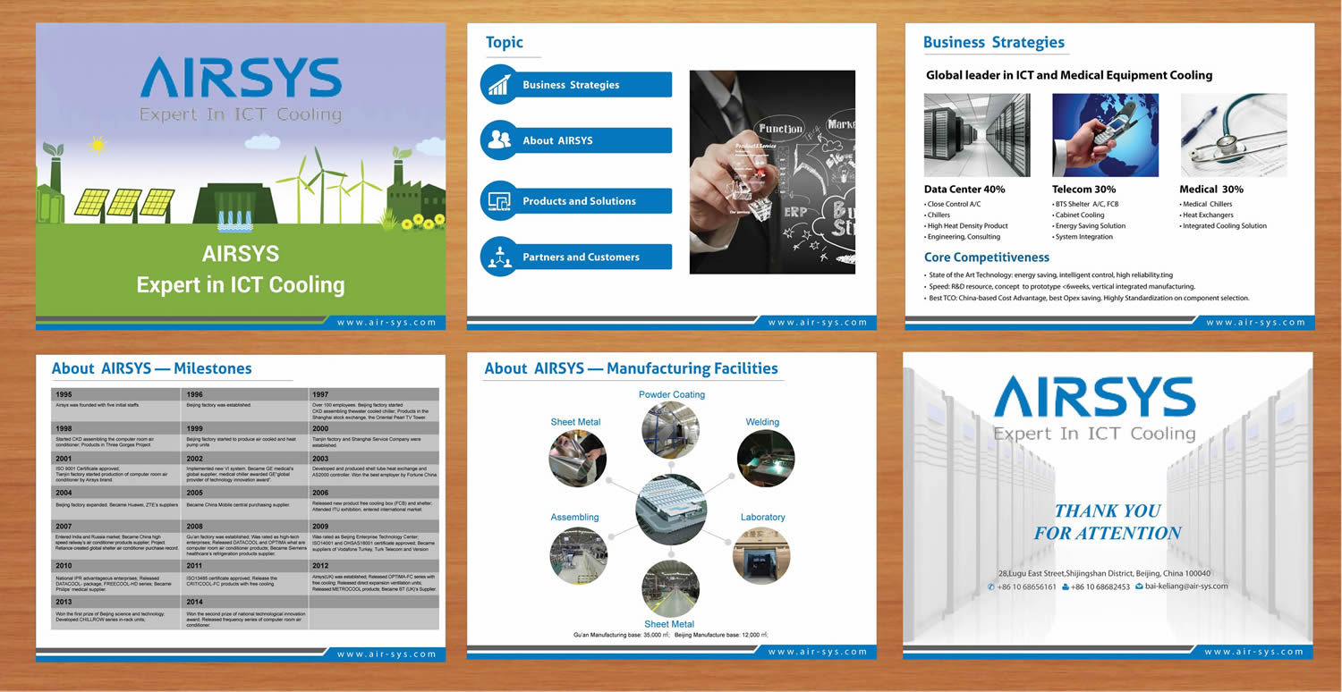 Design de PowerPoint par Sbss pour Airsys | Design #9286455
