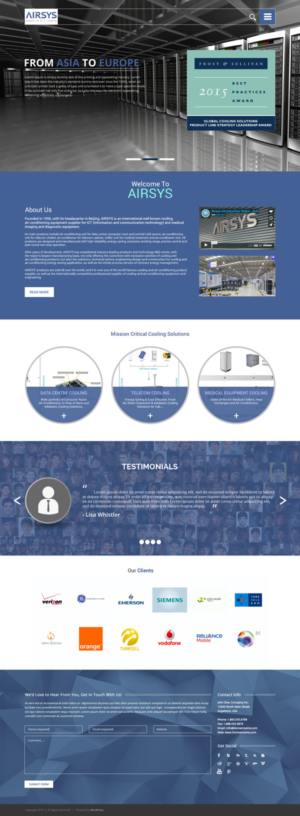 PowerPoint Design by iLibart for Airsys | Design: #9274706