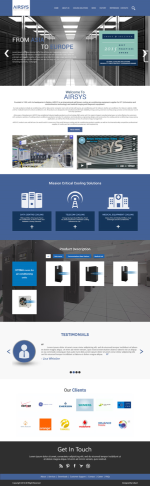 PowerPoint Design by iLibart for Airsys | Design: #9274707