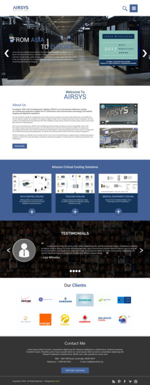 PowerPoint Design by iLibart for Airsys | Design: #9274708