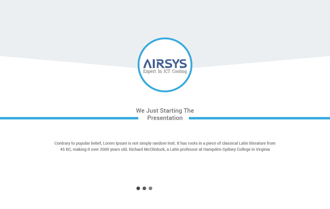 Diseño de PowerPoint por iLibart para Airsys | Diseño #9279397