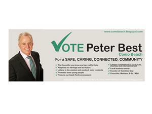 Political Candidate Newspaper Advertisement | Newspaper Ad Design by Brown Design