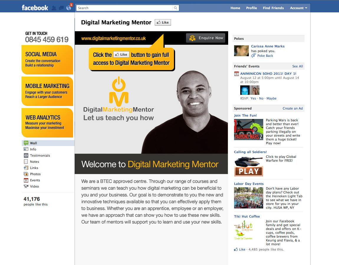 Facebook Design by Robert Marks for Barbados Holiday Lettings | Design #426733