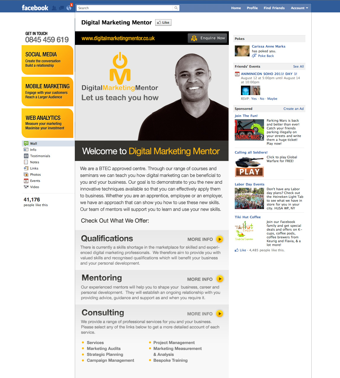 Facebook Design by Robert Marks for Barbados Holiday Lettings | Design #427142