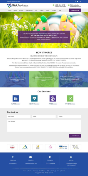 Web Design by anushka_snigdha for 9 Dot Services Inc. | Design: #9289054