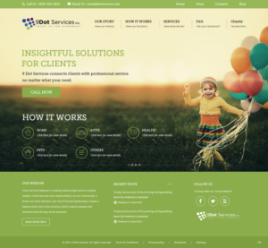 Web Design by pb for 9 Dot Services Inc. | Design: #9275753