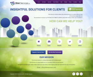 Web Design by pb for 9 Dot Services Inc. | Design: #9275756