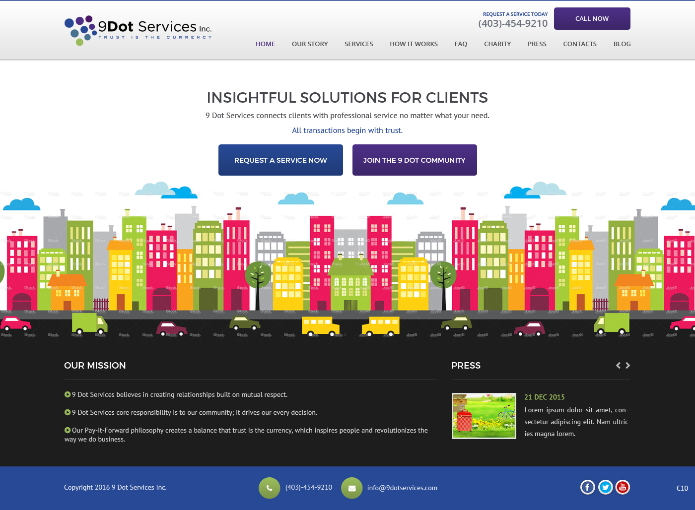 Diseño Web por pb para 9 Dot Services Inc. | Diseño #9290156