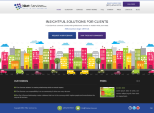 Web Design by pb for 9 Dot Services Inc. | Design: #9290156