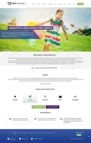 Web Design by pb for 9 Dot Services Inc. | Design: #9290157
