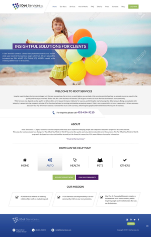 Web Design by pb for 9 Dot Services Inc. | Design: #9290162