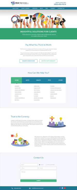 Diseño Web por PixPro para 9 Dot Services Inc. | Diseño #9309766