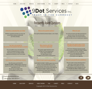 Web Design by hspyres for 9 Dot Services Inc. | Design: #9273946