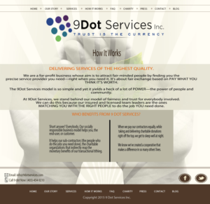 Web Design by hspyres for 9 Dot Services Inc. | Design: #9273948