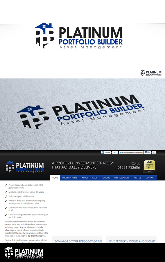 Logo Design by kaijen:) for Platinum Portfolio Builder | Design #2048970