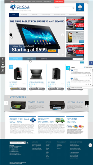 Web Design by Visualland for I. T. On Call | Design: #2114141