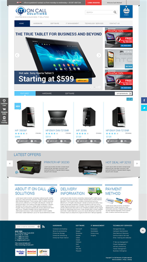 Web Design by Visualland for I. T. On Call | Design: #2115311