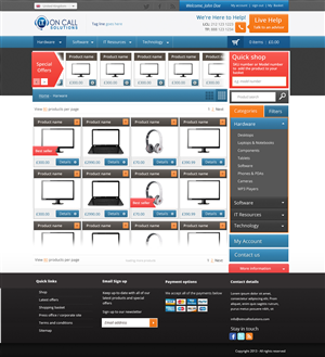 Web Design by Design Monkey (jim) for I. T. On Call | Design: #2099989