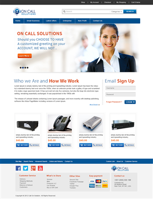 Web Design by webxvision for I. T. On Call | Design: #2076110