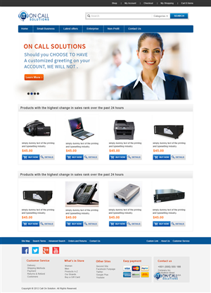 Web Design by webxvision for I. T. On Call | Design: #2086051