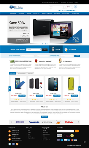 Web Design by pb for I. T. On Call | Design: #2061868