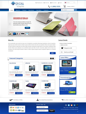 Web Design by pb for I. T. On Call | Design: #2066764