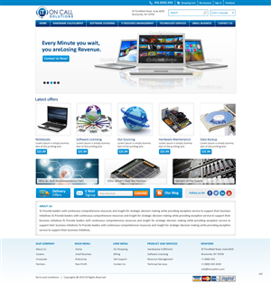 Web Design by pb for I. T. On Call | Design: #2071723