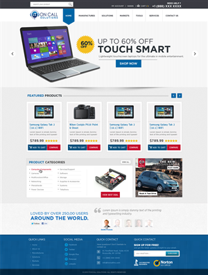 Web Design by dp for I. T. On Call | Design: #2082343