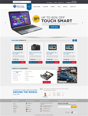 Web Design by dp for I. T. On Call | Design: #2088195
