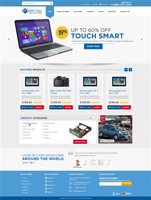 Web Design by dp for I. T. On Call | Design: #2088201