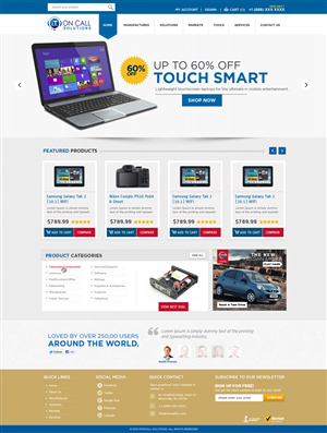 Web Design by dp for I. T. On Call | Design: #2088202