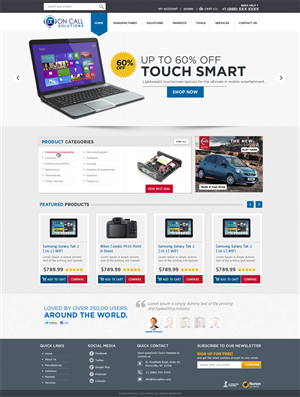 Web Design by dp for I. T. On Call | Design: #2088395