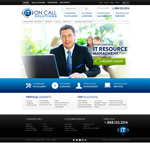 Web Design by Behriatech for I. T. On Call | Design: #2083824