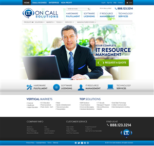 Web Design by Behriatech for I. T. On Call | Design: #2083844