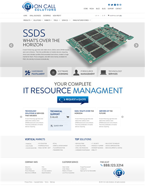 Web Design by Behriatech for I. T. On Call | Design: #2083847