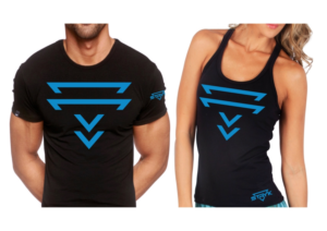Crossfit Workout Gym Logo T-Shirt Design  | T-shirt Design by Amduat Design